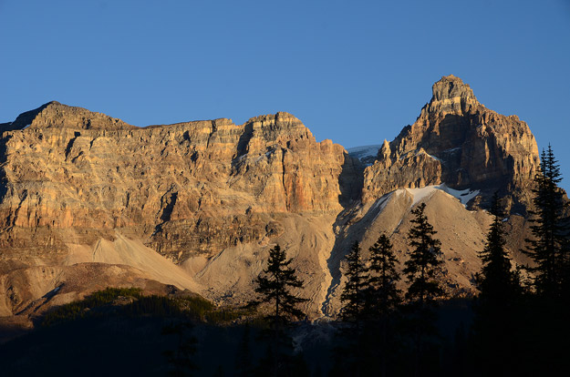 Cathedral Mountain is one of Yoho's most recognized peaks