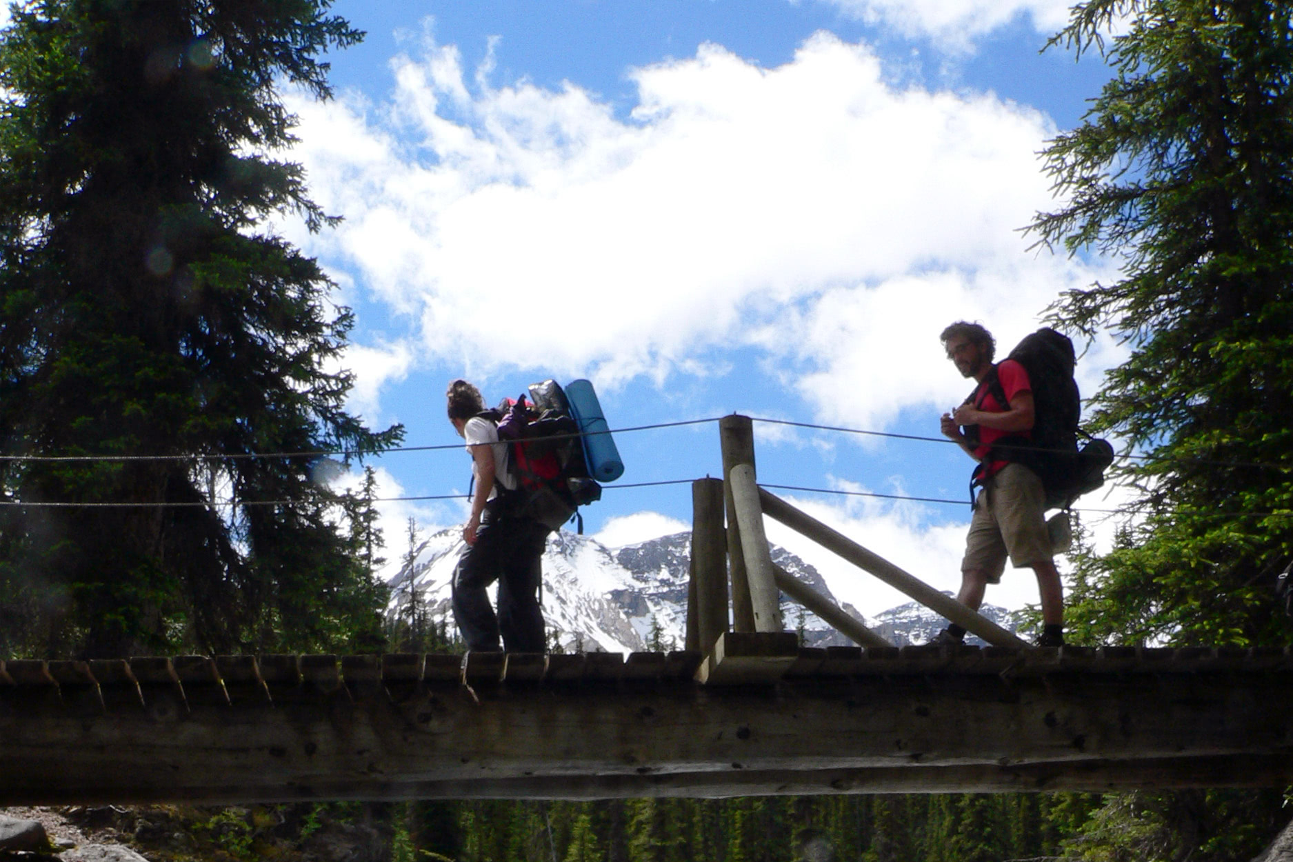 Hiking the Iceline Trail's varied terrain