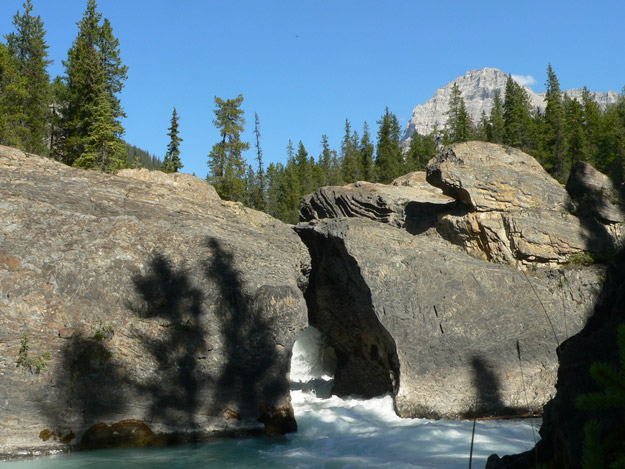 Natural Bridge on the Kicking Horse River