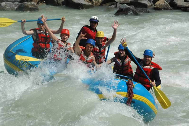 All smiles with Hydra River Guides.