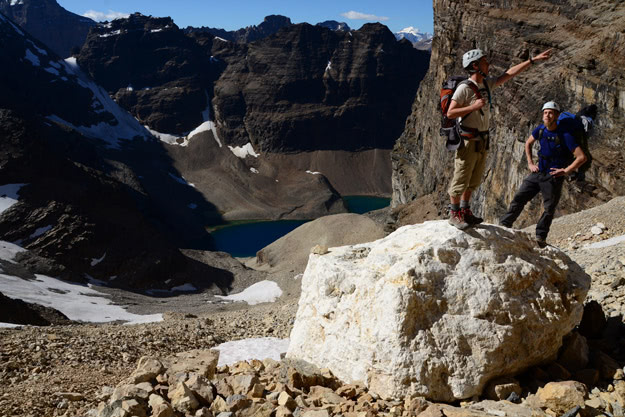 Scrambling near Lake O'Hara